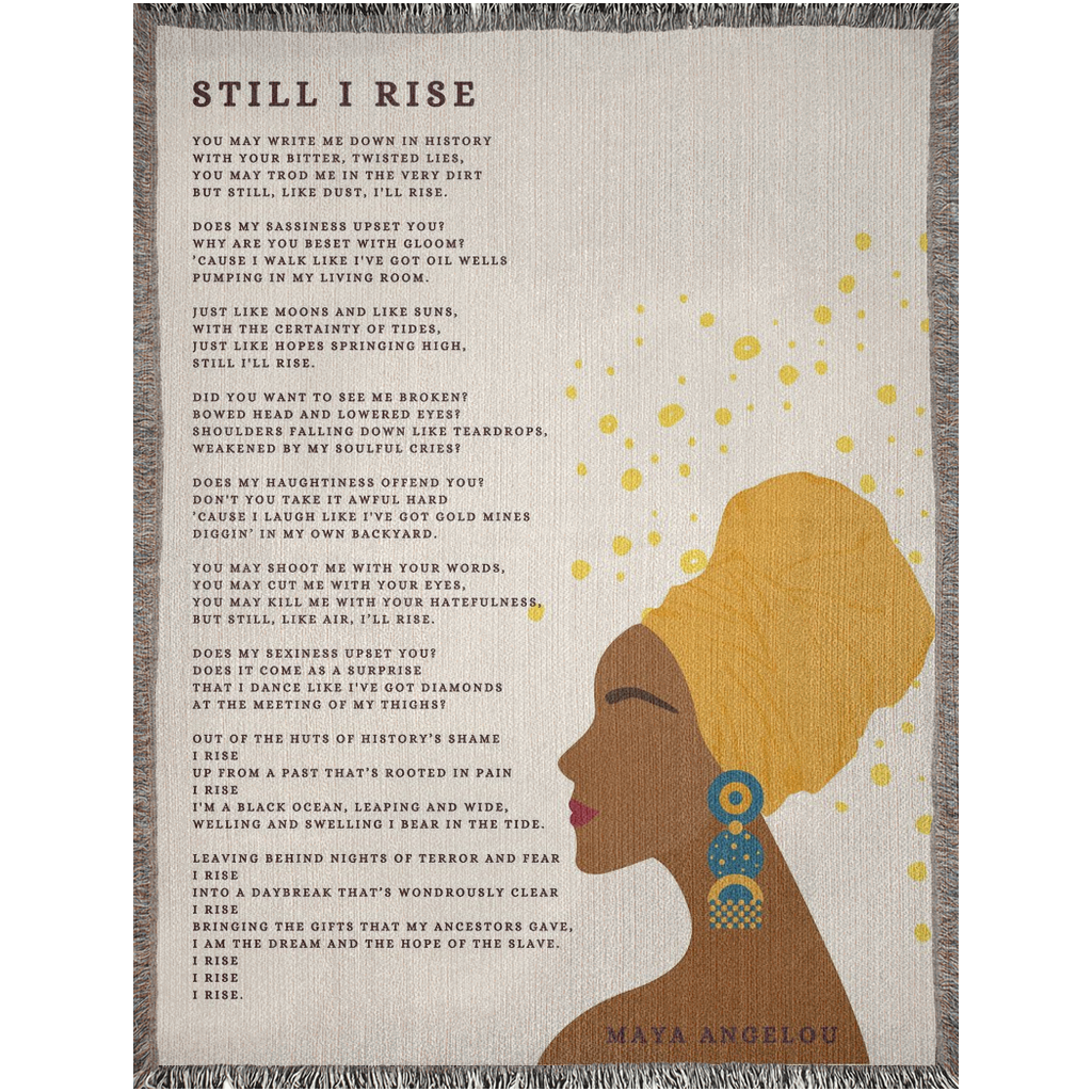 Still I Rise de Maya Angelou - Versos desvelados: rimas, ritmos y el arte visual