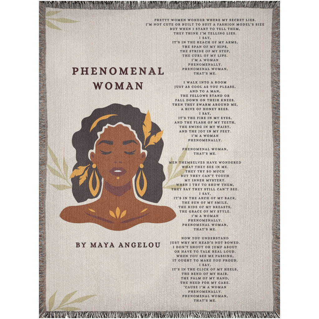 Mujer fenomenal de Maya Angelou - Colección: Versos desvelados: rimas, ritmos y el arte visual